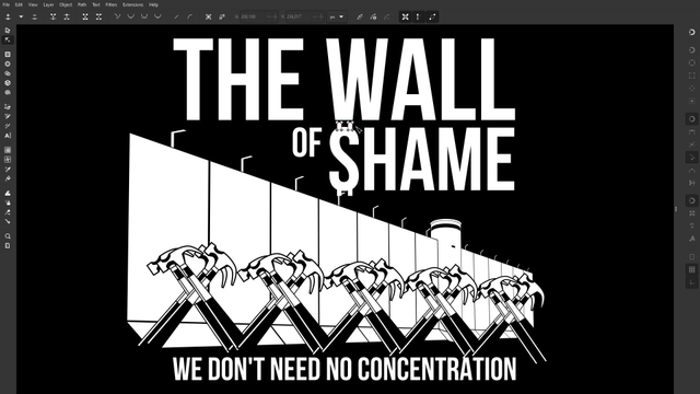 THE WALL OF SHAME
vector illustration made with Inkscape, not Adobe Illustrator